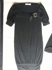 Lotto 938 vestito abito donna nero PAOLO CASALINI tg.L