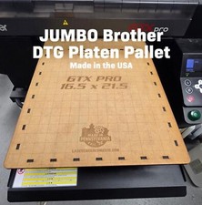 Jumbo Brother GTX DTG Platen Pallet - 16,5" x 21,5" per stampe oversize