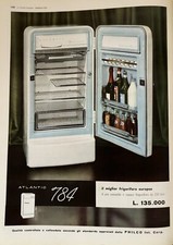 Philco Atlantic 784 Frigorifero Frigo pubblicità Rivista Italiana 1958 Anni 50