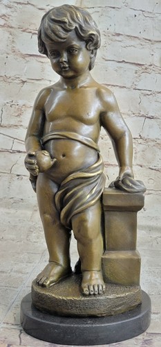 Scultura bronzo fatta - in,