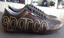 SPARCO LOGO LEATHER SHOES SIZE