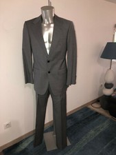 Costume gris rayé bleu gucci - rayé,
