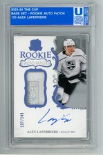 Maglia Patch 2023 24 UD The Cup ALEX LAFERRIERE Auto Firmata Rookie RPA 137/249