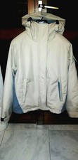 Giacca da montagna della Nidecker - ottimo tessuto - colore beige e azzurro
