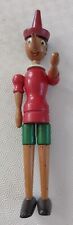 PINOCCHIO SNODABILE IN LEGNO COLORATO - VINTAGE ANNI '60 - COLLODI - CM 42 CIRCA