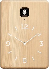 Orologio da parete a cucù Lemnos CUCU naturale LC10-16 NT Giappone NUOVO