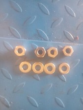 Motom Set 4 Dadi E 4 Rondella asse ruote tutti i modelli Ricromati