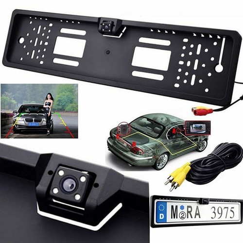 Porta targa con - , telecamera