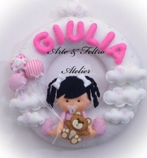 Fiocco nascita bambina rosa - nascita, /rosa