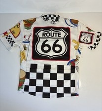 maglia ciclismo GIORDANA US Route 66 uomo S dentro e fuori retrò anni 50 diner Made Italy