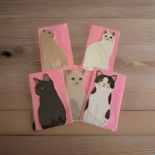 Jetoy Set di 5 biglietti di auguri per gatti in piedi con buste NUOVI