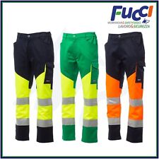 Pantalone Alta Visibilità  Multistagione Multitasche Payper WORKING Bande 3M