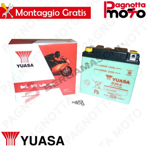 Batteria yuasa b39 moto - b39-6,
