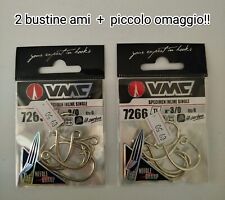 AMI SINGOLI VMC 7266 TI mis. 3/0, SPINNING ARTIFICIALI MARE, INLINE SINGLE HOOK