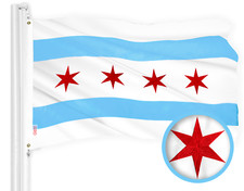 Chicago City Flag 3x5FT