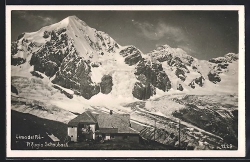 Cartolina rifugio schaubach - cartolina,