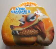 SCATOLA LATTA GADGET KINDER CIOCCOLATO L'ERA GLACIALE 3