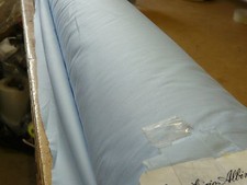 10mts ALBINI SUPER HI QUALITY 2 STRATI COTONE ED ELASTENE TESSUTO POPELINE BLU