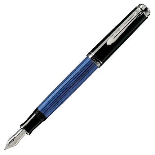 Pelikan m405 black blue ef - black,