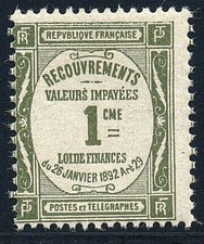 TIMBRE TAXE N° 43 NEUF XX