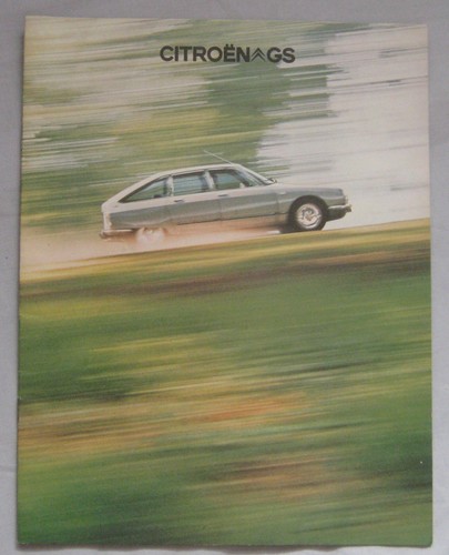 Brochure citroen 1975 - citroen, gs