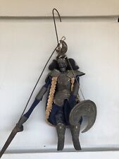 Pupo Siciliano marionetta burattino in legno e ottone Anni 70 33cm Originale