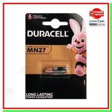 Batteria Pila DURACELL MN27 A27 LR27A G27A L828 CA22 EL812 V27A cancello auto