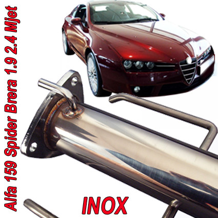Tubo downpipe fap dpf alfa - tubo,