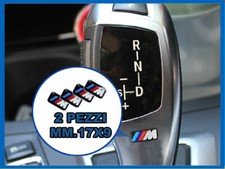 STEMMA PER CAMBIO MARCE BMW LEVA M SPORT ADESIVO NERO LOGO FREGIO