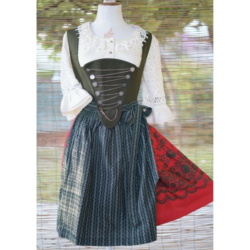 Abito stile tirolese vintage - tirolese,