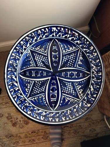 Decorative plate hand painted - decorative,