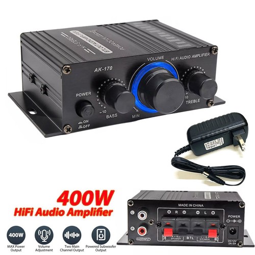 Amplificatore stereo - hi-fi, +