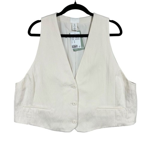 Gilet cappotto crop waist - cappotto, h&m