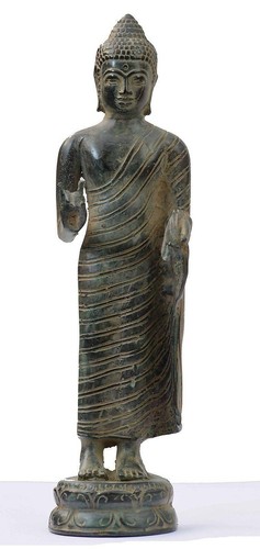 Buddha bronzo in lega - in,