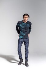 ANTONY MORATO M.UOMO COL.BLU STILE CODE MMSW00715 EURO 49.00 PREZZI SALDI