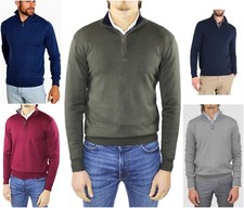 Maglione Uomo Lana Zip