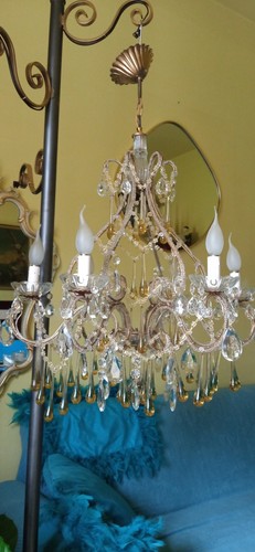 Antico lampadario stile maria - lampadario,