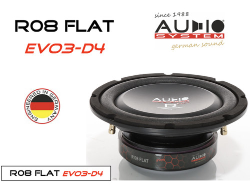 Sistema audio r08 flat - r08, evo3-d4