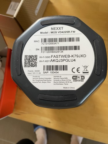 Modem router fastweb nexxt - router,