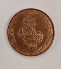 Vintage Gettone Tecnotron Kiddle Rides con cavallo - Oggetto Da Collezione