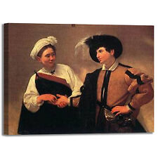 Caravaggio buona ventura design quadro stampa tela dipinto telaio arredo casa