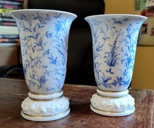 Coppia 2 VASI VASETTI ROSENTHAL VINTAGE PORCELLANA Retrò Leggere descrizione 