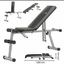PANCA Fitness INCLINABILE Multiuso richiudibile Pesi Addominali EVERFIT WBK-400