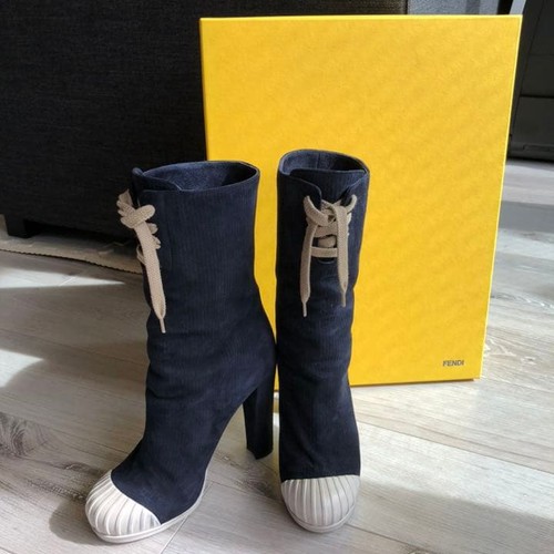 Fendi chunky heels boots - boots, 37.5
