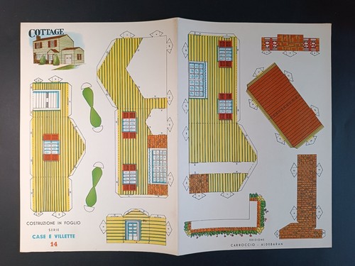 Costruzione foglio case - case, e