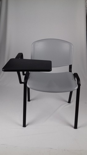 Sedia pvc plastica grigio con - sedia,
