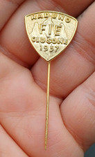 F.I.E. RADUNO FEDERAZIONE ITALIANA ESCURSIONISMO SPILLA DISTINTIVO CLUSONE 1957