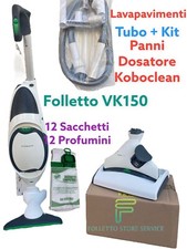 FOLLETTO VK150 Completo LAVAPAVIMENTI VORWERK SP530 PANNI Detergente Univ. Tubo