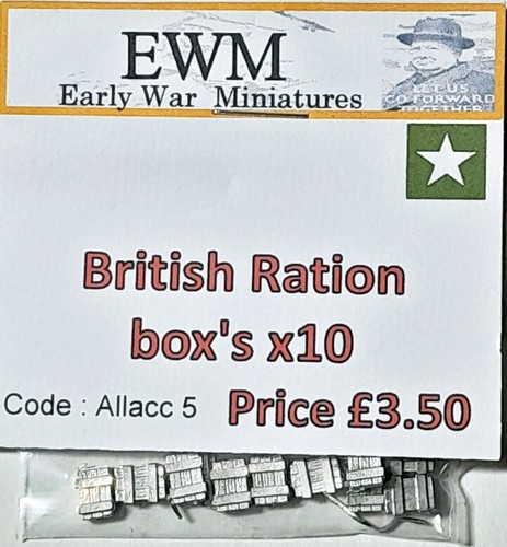 Scatole razioni britanniche - scatole,
