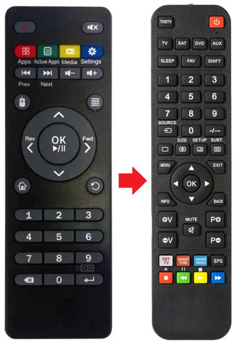 Telecomando adatto per - , kodi